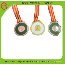 Médaille or / argent / métal en cuivre pour le sport (XY-Hz1046)